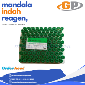 GP - Green cap Lithium Heparin PET 0,5ml, 3ml